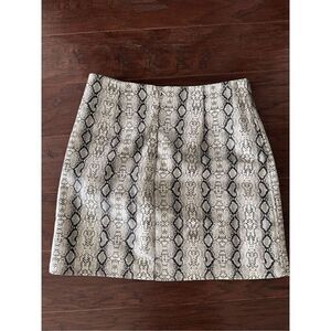 Altar’d State Snake Print Mini Skirt